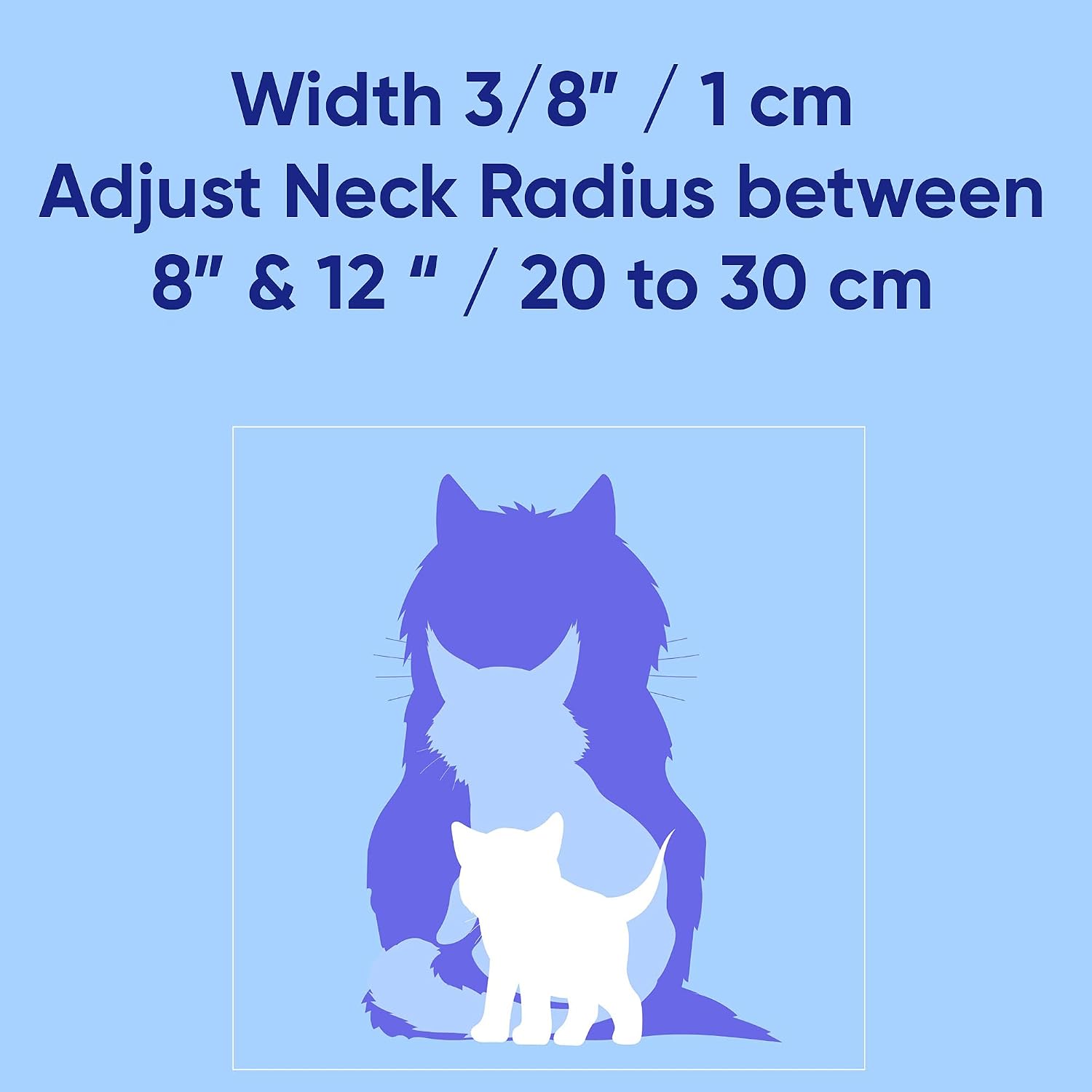 Reflective Breakaway Cat Collar – Adjustable Safety Collar with Removable Bell