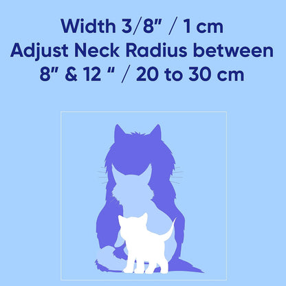 Reflective Breakaway Cat Collar – Adjustable Safety Collar with Removable Bell