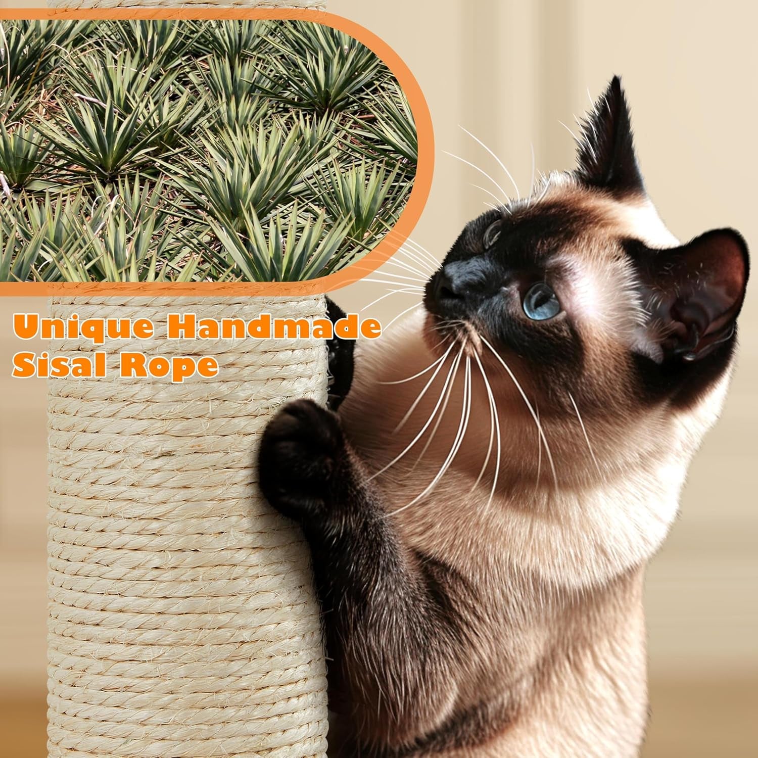 62.5" Multi-Level Cat Tree Tower with Condo, Hammock, Scratching Posts & Plush Perches – Light Gray